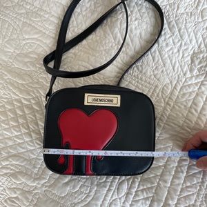 Love Moschino Crossbody Black with Heart Bag